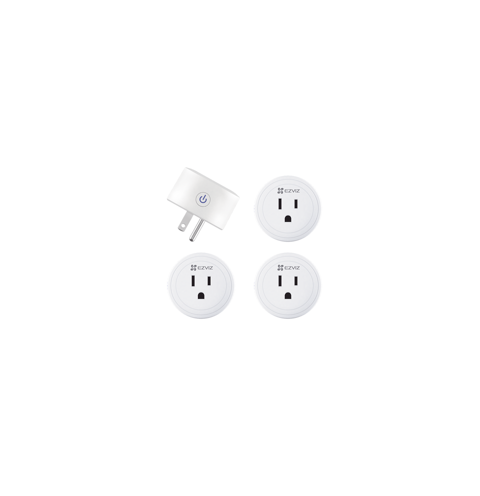 EZVIZ T30/K4 Kit de Enchufe Inteligente / Incluye 4 pie