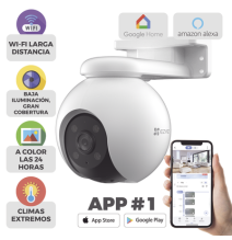 EZVIZ CS-H8-3K PT WiFi / 3K 5MP / Visión 360° / Detecci