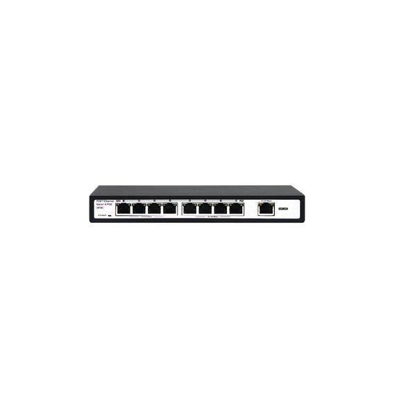 EPCOM TITANIUM ET-1008EPE Switch PoE / 100 Metros PoE /