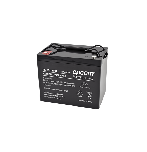 EPCOM POWERLINE PL7512-FR Batería 12 Vcc / 75 Ah / UL /