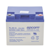 EPCOM POWERLINE PL-40-12 Batería 12 Vcc / 40 Ah / UL /