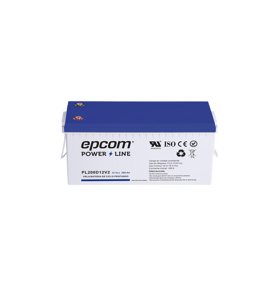 EPCOM POWERLINE PL200D12V2 Batería 12 Vcc / 200 Ah / UL