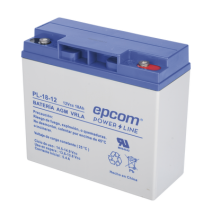 EPCOM POWERLINE PL-18-12 Batería 12 Vcc / 18 Ah / UL /