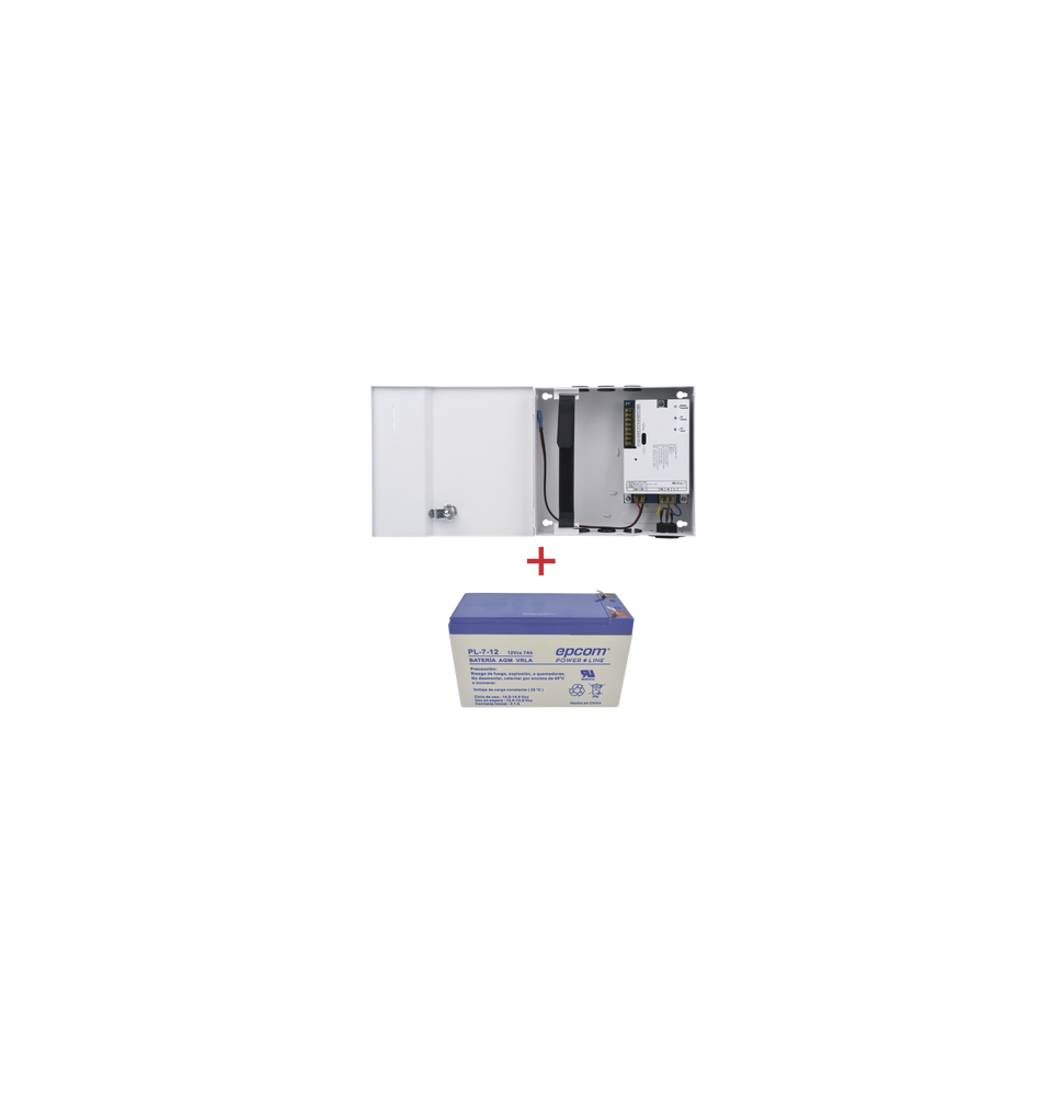 EPCOM POWERLINE PL12DC5ABK/K Kit / Fuente PL12DC5ABK +