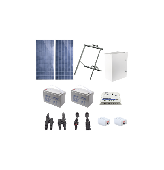 EPCOM POWERLINE PL-1224G-2R Kit Solar de 28 W con PoE P