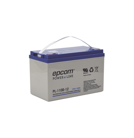 EPCOM POWERLINE PL-110-D12 Batería 12 Vcc / 110 Ah / Ci