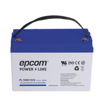 EPCOM POWERLINE PL100D12V2 Batería 12 Vcc / 100 Ah / UL