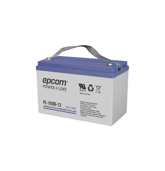 EPCOM POWERLINE PL-100-D12 Acumulador EPCOM 12V 100Ah T