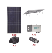 EPCOM POWERLINE KIT10BDM600LV127 Kit Solar para interco