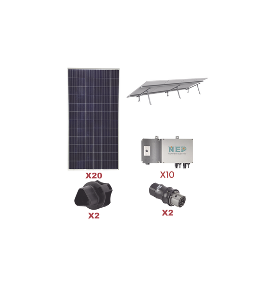 EPCOM POWERLINE KIT10BDM600LV127 Kit Solar para interco