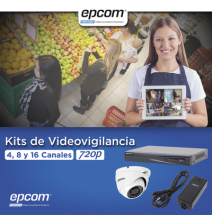 EPCOM PROFESSIONAL KEVTX8T4EW KIT TurboHD 1080p / DVR 4