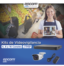 EPCOM PROFESSIONAL KEVTX8T4BW KIT TurboHD 1080p / DVR 4