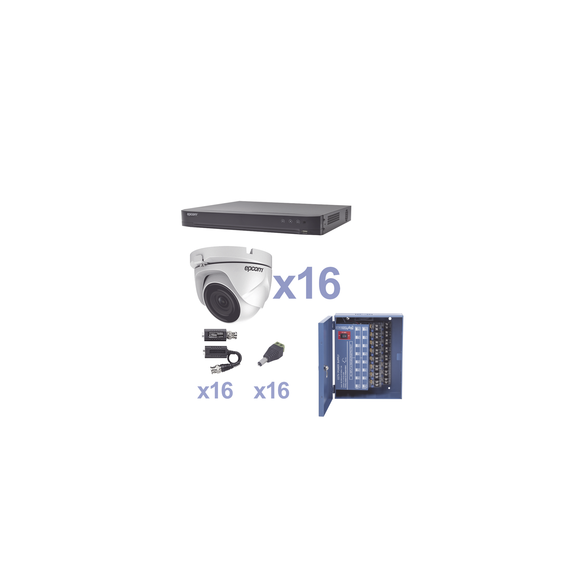 EPCOM PROFESSIONAL KEVTX8T16EW KIT TurboHD 1080p / DVR