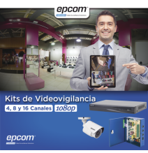 EPCOM PROFESSIONAL KEVTX8T16BW KIT TurboHD 1080p / DVR