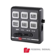 FEDERAL SIGNAL 660-000 Controlador serial de 6 botones