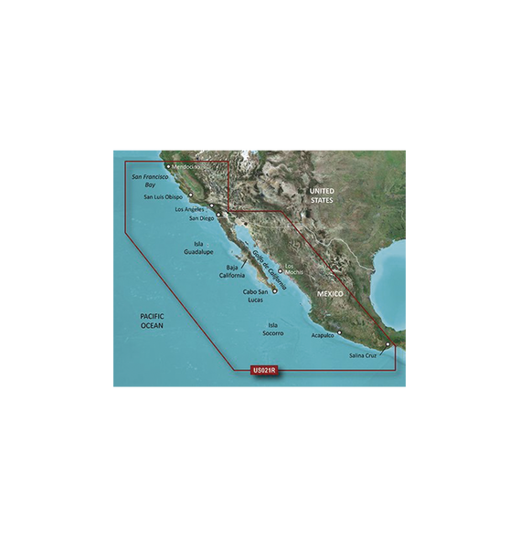 GARMIN 10-C0722-20 Mapa HXUS021R California - México.