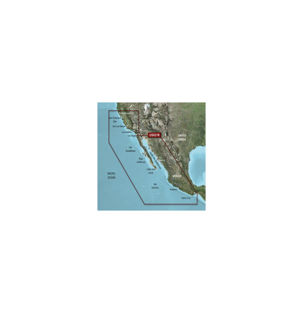 GARMIN 10-C0722-00 Mapa VUS021R US Mendocino Salina Cru