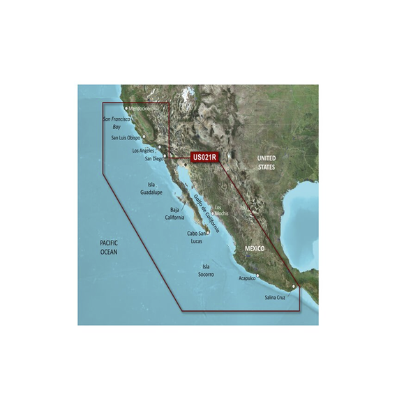 GARMIN 10-C0722-00 Mapa VUS021R US Mendocino Salina Cru