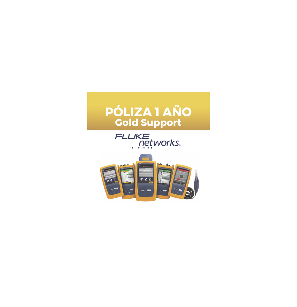 FLUKE NETWORKS GLD-DSX-602-PRO Poliza de 1 año de Sopor