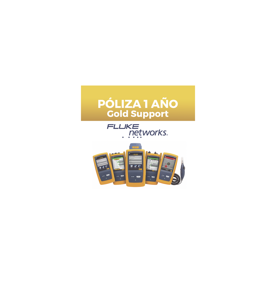 FLUKE NETWORKS GLD-CFP-100-Q Poliza de 1 año de Soporte