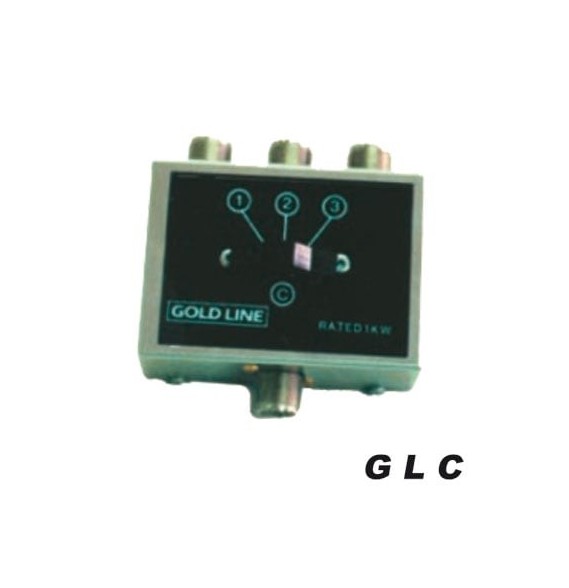 GLC 1121 Switch Coaxial de 3 Posiciones para Antenas HF