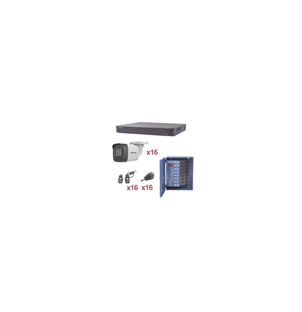 HIKVISION KH1080P16BW KIT TurboHD 1080p / DVR 16 Canale