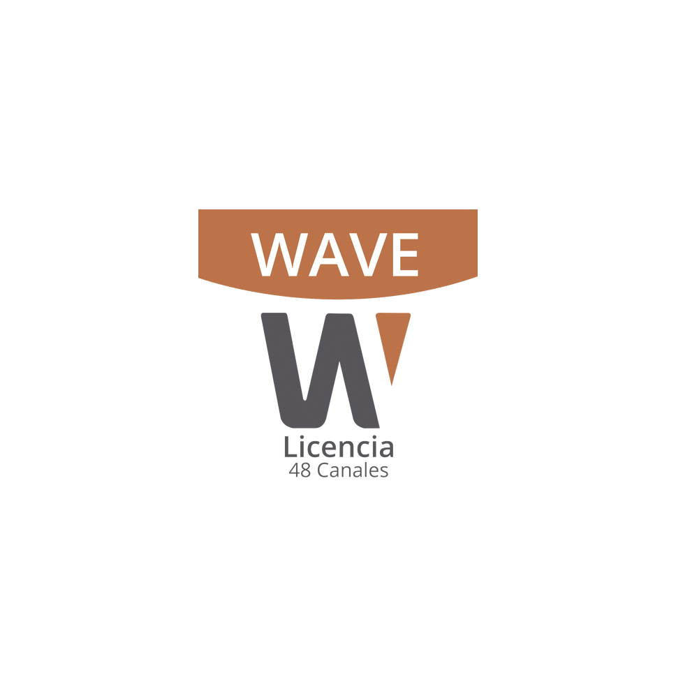 Hanwha Techwin Wisenet WAVE-PRO-48 Licencia de 48 Canal