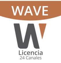 Hanwha Techwin Wisenet WAVE-PRO-24 Licencia de 24 Canal