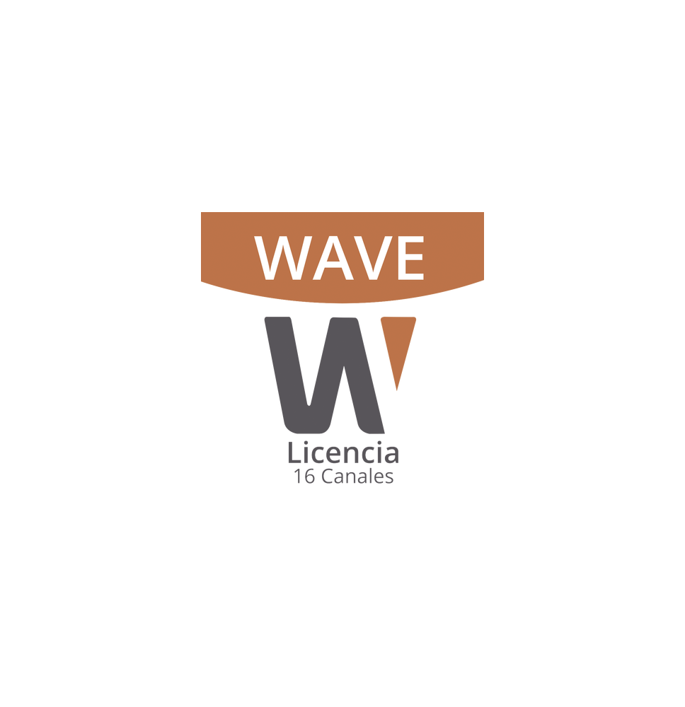 Hanwha Techwin Wisenet WAVE-PRO-16 Licencia de 16 Canal