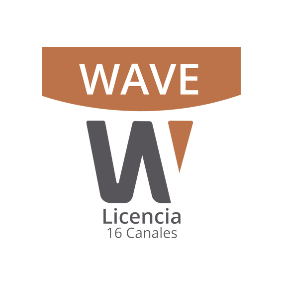 Hanwha Techwin Wisenet WAVE-PRO-16 Licencia de 16 Canal