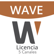 Hanwha Techwin Wisenet WAVE-PRO-05 Licencia de 5 Canale