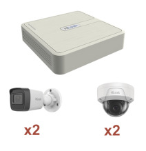 HiLook by HIKVISION KIP2MP/2B2D Kit IP 1080p  2 Megapix