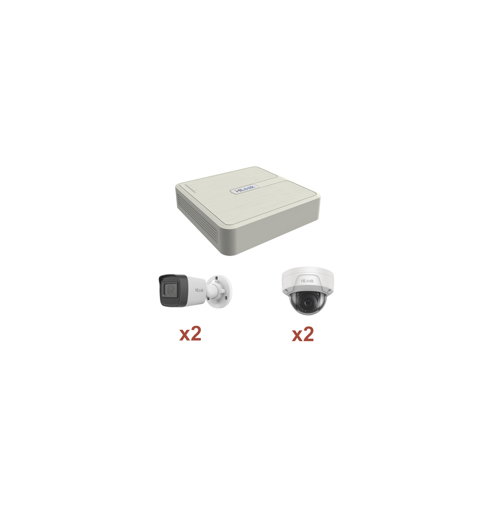 HiLook by HIKVISION KIP2MP/2B2D Kit IP 1080p  2 Megapix