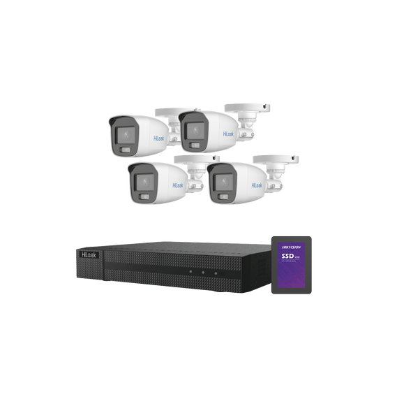 HiLook by HIKVISION HL-1080-CV/A/512GB Kit TurboHD 1080