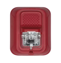 HONEYWELL SPSRLP Sirena estrobo para pared color rojo