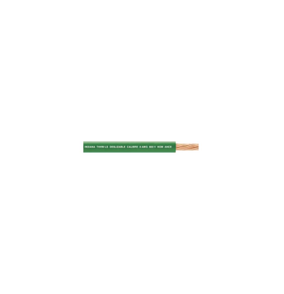 INDIANA SLY-304-GRN/100 Cable Eléctrico 10 awg color ve
