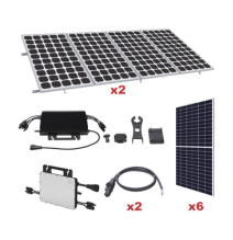 HOYMILES KIT-HMS-3K-550SP Kit Solar para Interconexión