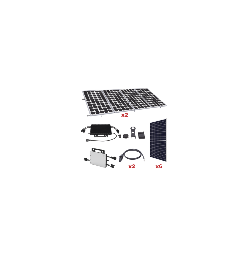 HOYMILES KIT-HMS-3K-550SP Kit Solar para Interconexión