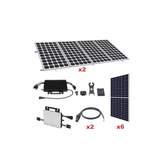 HOYMILES KIT-HMS-3K-550SP Kit Solar para Interconexión