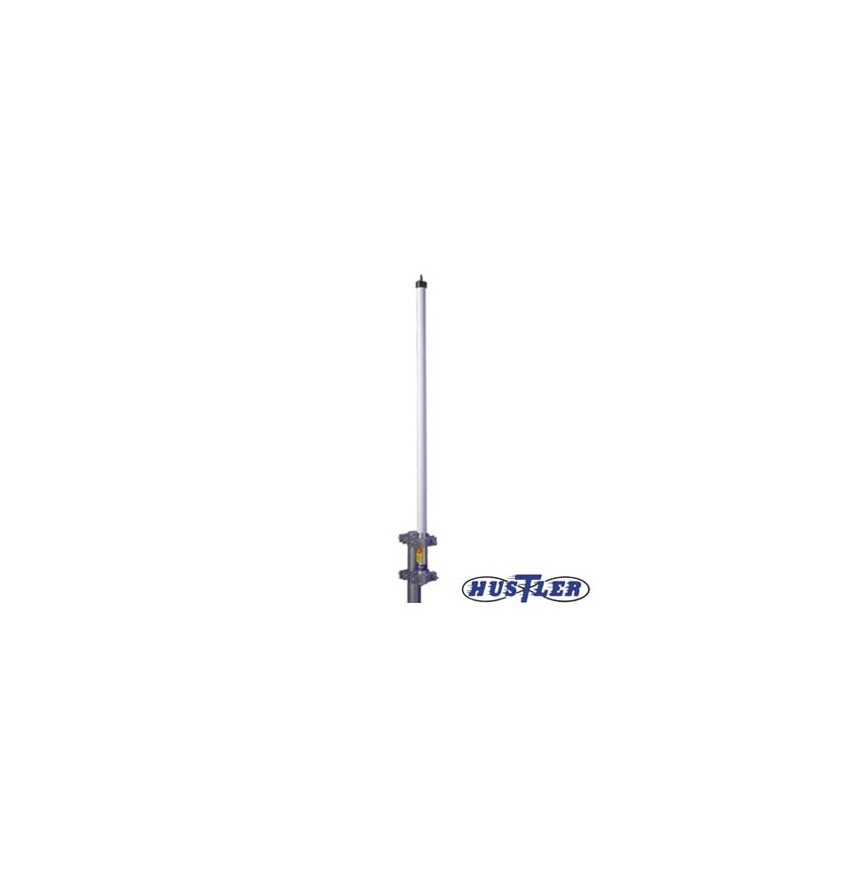 HUSTLER HX6-150-60 Antena base VHF 150-160 MHz Fibra de