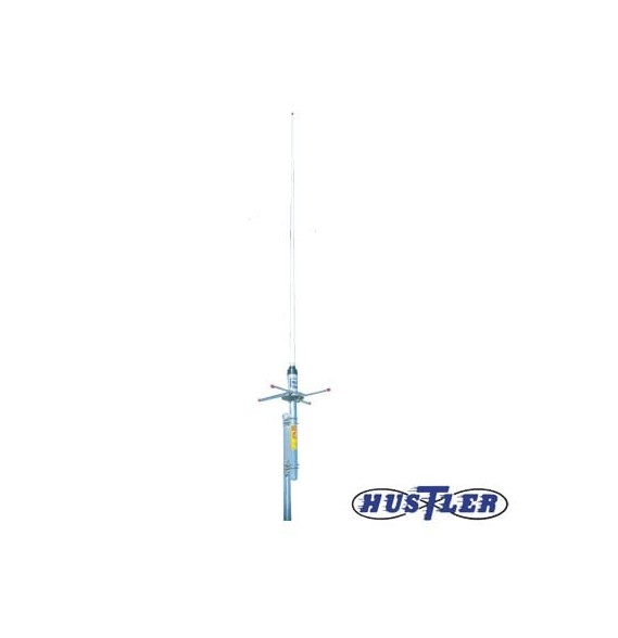 HUSTLER G6-450-8 Antena Base Fibra de Vidrio UHF de 498