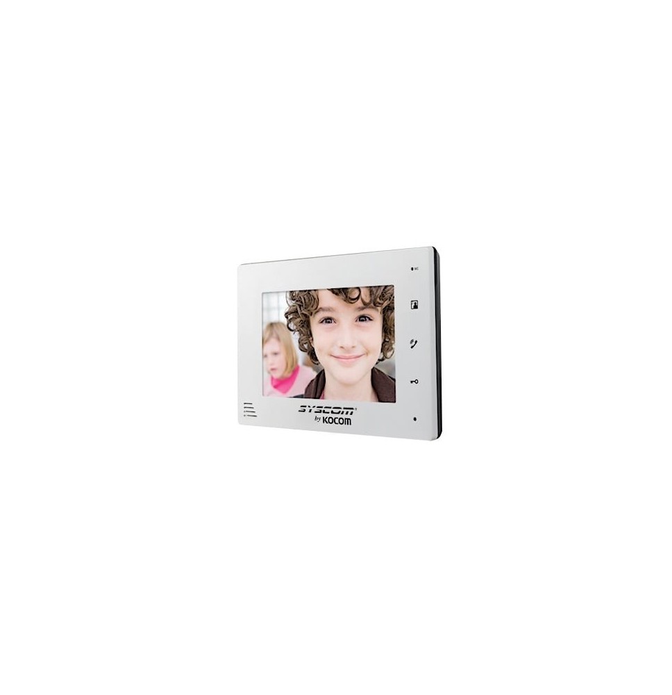 KOCOM KCV-D372-MW Monitor Adicional en Color Blanco
