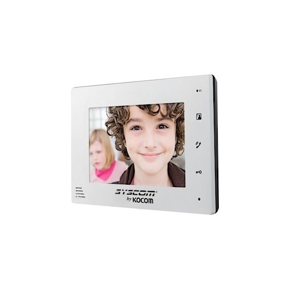 KOCOM KCV-D372-MW Monitor Adicional en Color Blanco