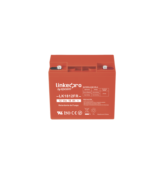 LINKEDPRO BY EPCOM LK1812FR Batería 12 Vcc / 18 Ah / UL