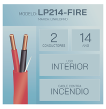 LINKEDPRO LP214-FIRE Alambre de Alarma contra Incendios