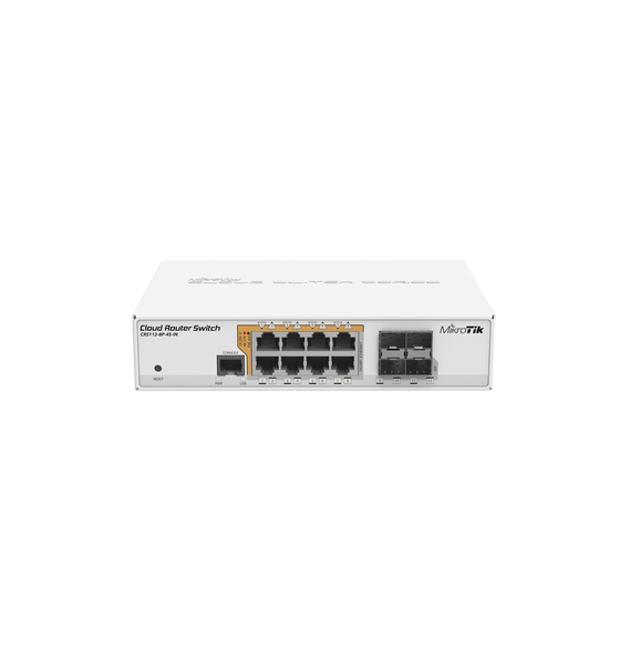 MIKROTIK CRS112-8P-4S-IN Cloud Router Switch Administra