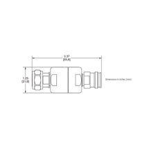 MICROLAB HR-26E BLOQUEADOR DE DC 250-6000MHz 500W/3kV -