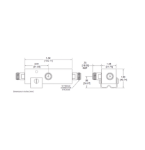 MICROLAB DN-84FN SEPARADOR 13dB 20:1 Tap 350-5930MHz 50