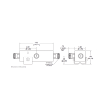 MICROLAB DN-74FE SEPARADOR 10dB 10:1 Tap 350-5930MHz 50