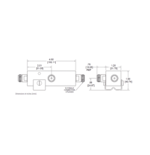 MICROLAB DN-64FN SEPARADOR 8dB 6:1 Tap 350-5930MHz 500W